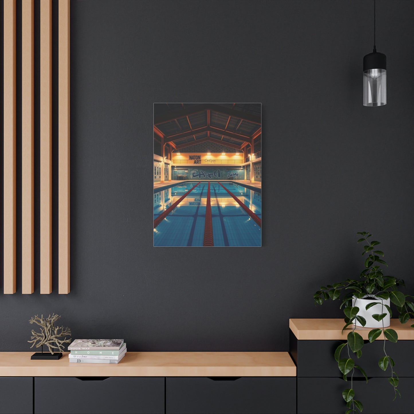 Swimming Pool Art Supreme Canvas Wall Art & Canvas Print