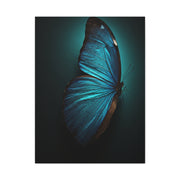 Blue Morpho Butterfly Side Profile Study Wall Art & Canvas Prints