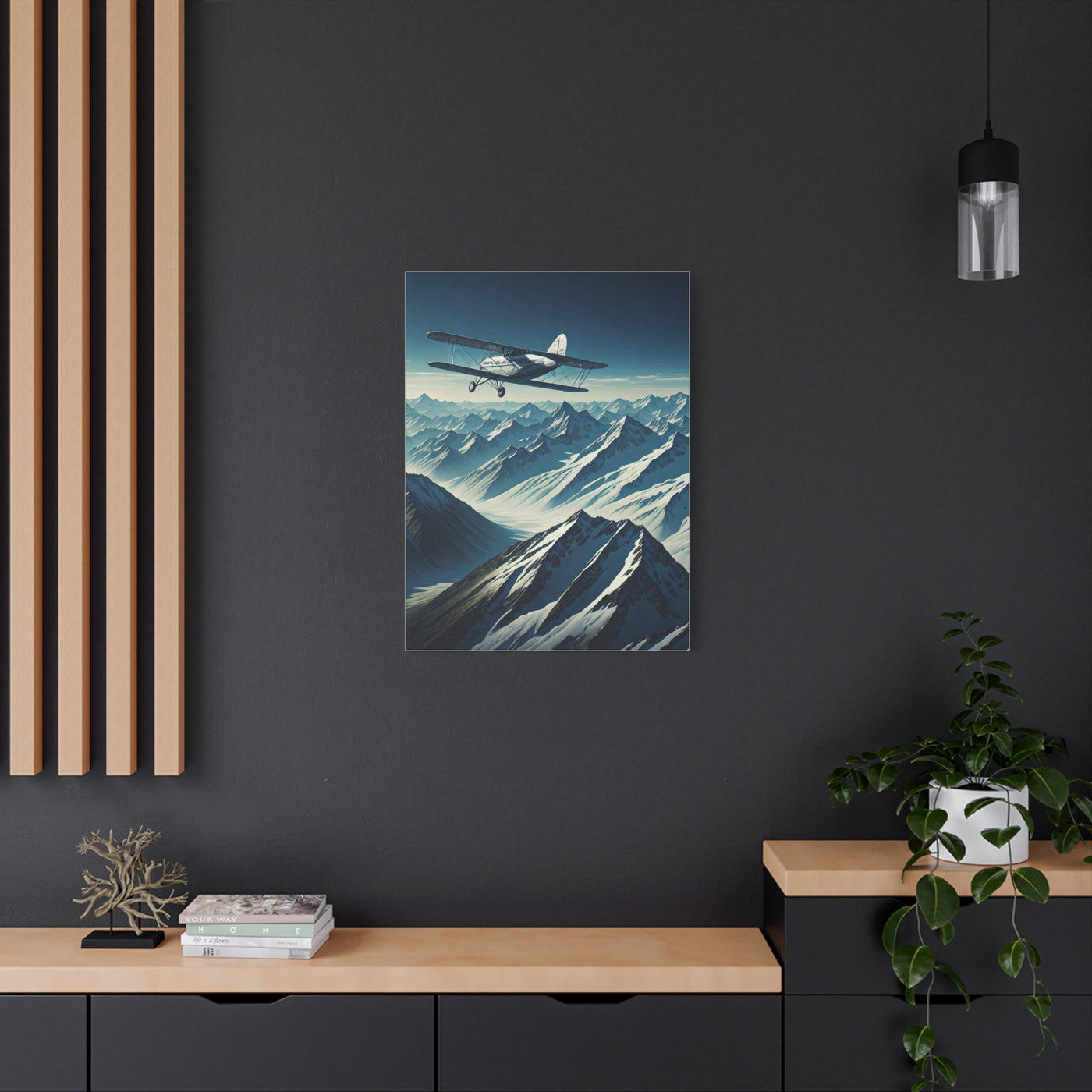 Mountain Range Aviation Escape Wall Art & Canvas Prints