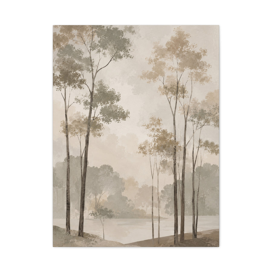 Japandi Minimal Tree Landscape Trees Wall Art & Canvas Print