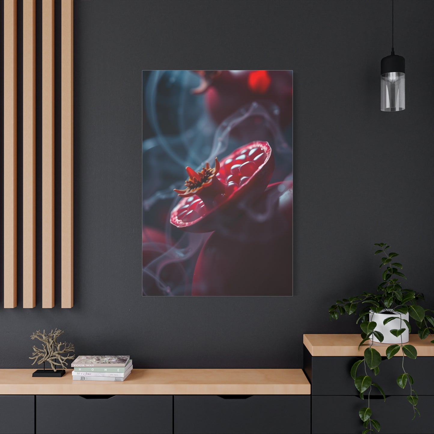 Masterpiece Pomegranate Noir Wall Art Vision Wall Art & Canvas Print