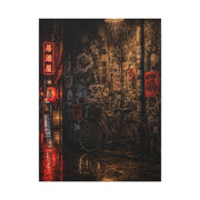Neon Tokyo Alley Graffiti Street Wall Art & Canvas Print