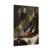 Old Master Fig and Wine Still Life Wall Art & Canvas Print