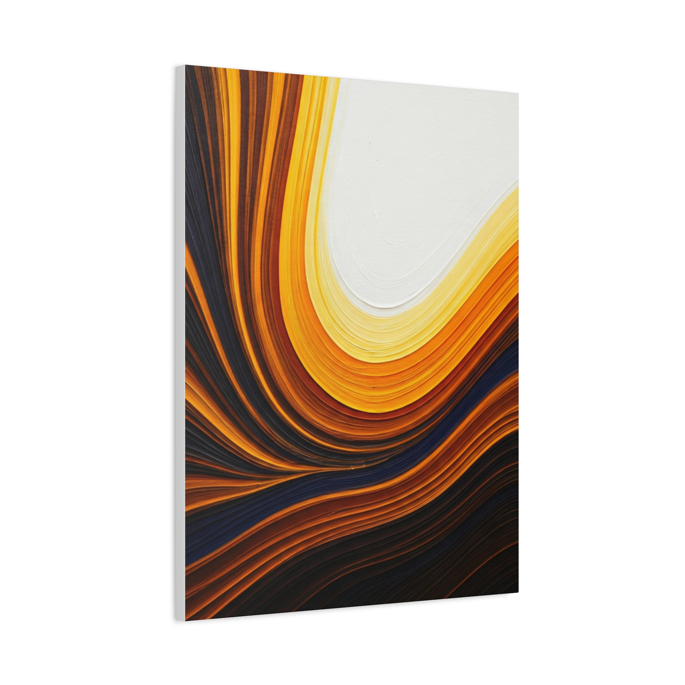 Golden Curve Motion Abstract Wall Art & Canvas Prints