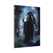 Witch with Raven Dark Fantasy Wall Art & Canvas Print