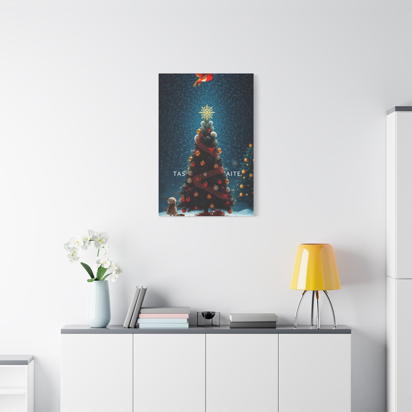 Black Christmas Art Supreme Canvas Wall Art & Canvas Print