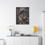 Graffiti Subway Train Chaos Street Wall Art & Canvas Print