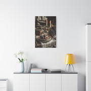 After-Dinner Wine and Fig Table Wall Art & Canvas Print