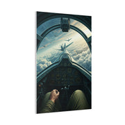 Pilot Cockpit Sky Mission View Wall Art & Canvas Prints