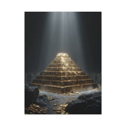 Monumental Gold Pyramid Treasury Wall Art & Canvas Print