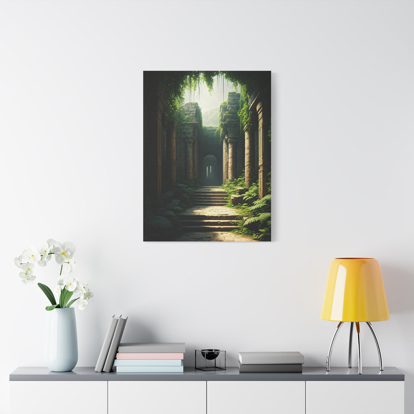 Temple Pathway of Light Wall Art & Canvas Prints