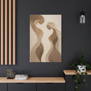 Abstract Earth Tone Lovers Flow Wall Art & Canvas Print