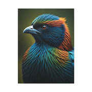 Vibrant Jewel-Toned Bird Portrait Wall Art & Canvas Prints