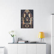 Neo-Deco Geometric Romance Composition Wall Art & Canvas Print