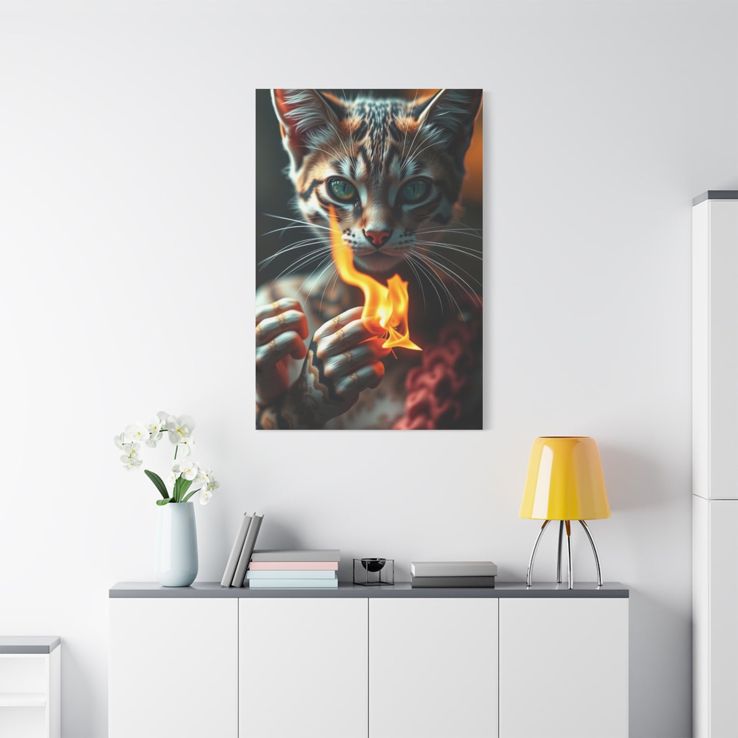 Catfight Art Refined Canvas Wall Art & Canvas Print