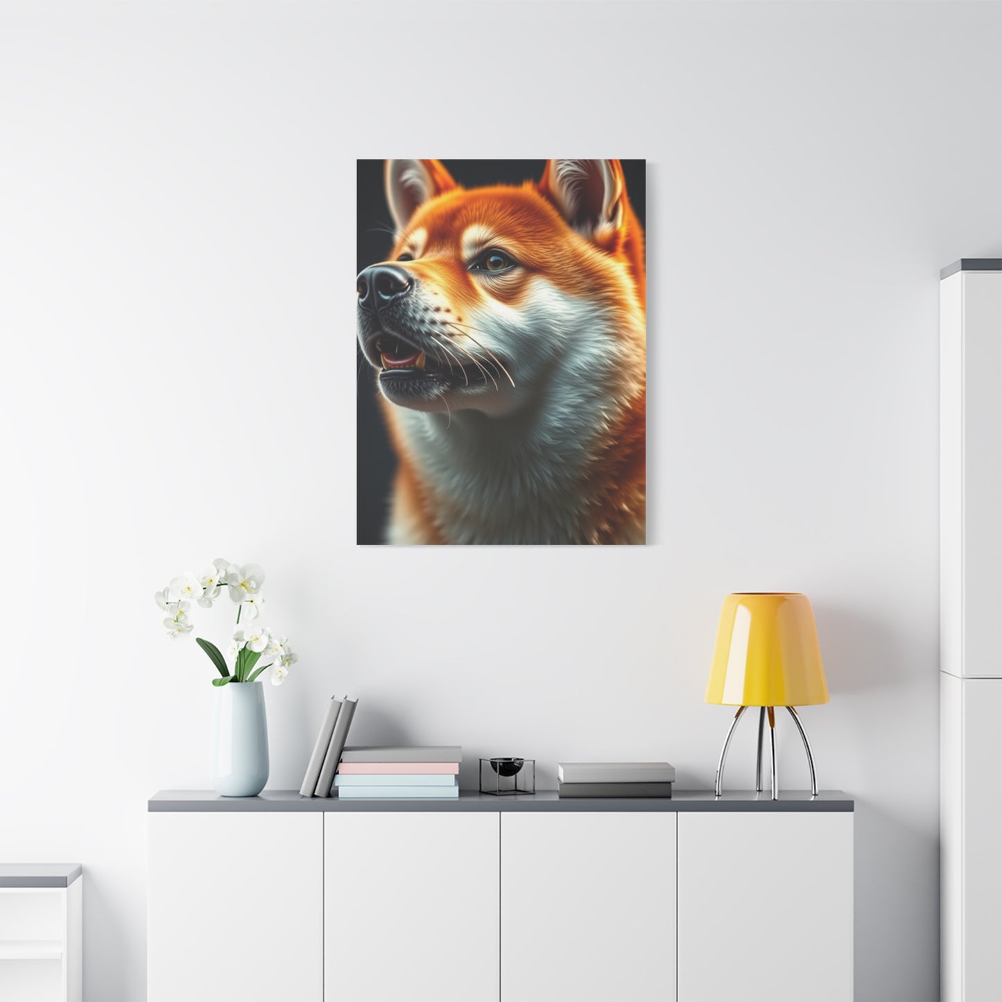 Shiba Inu Dog Art Supreme Canvas Wall Art & Canvas Print