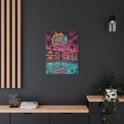 Retro Desert Flower Motel Pop-Art Wall Art & Canvas Print