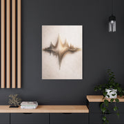 Luminous Soundwave Glass Sculpture Wall Art & Canvas Print