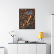 Cozy Traditional Santa Workshop Wall Art & Canvas Print