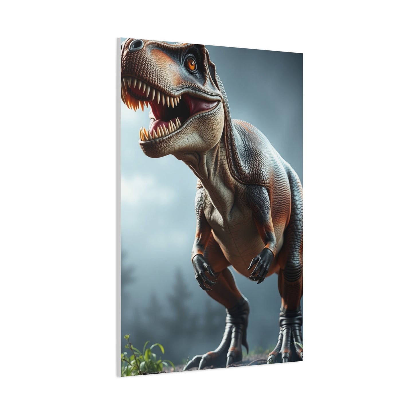Tyrannosaurus Rex Art Canvas Art 3 Wall Art & Canvas Print