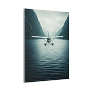 Seaplane Fjord Landing Wall Art & Canvas Prints