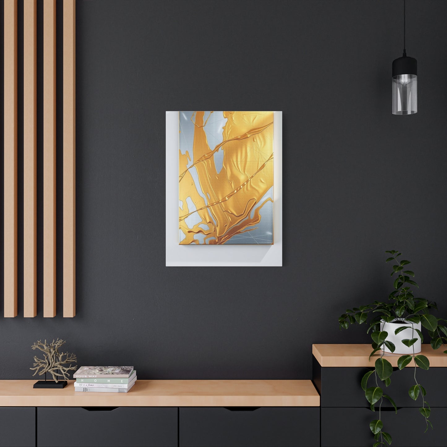 Gold & Silver Canvas Art Supreme Gallery Canvas  Wall Art & Canvas Print