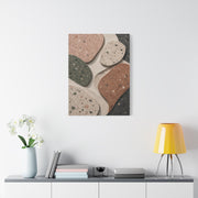 Terrazzo Pebble Abstract Composition Wall Art & Canvas Print