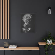 Vertical Dahlia Stem Composition Wall Art & Canvas Prints