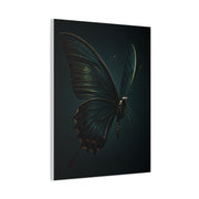 Dark Swallowtail Butterfly Profile Study Wall Art & Canvas Prints