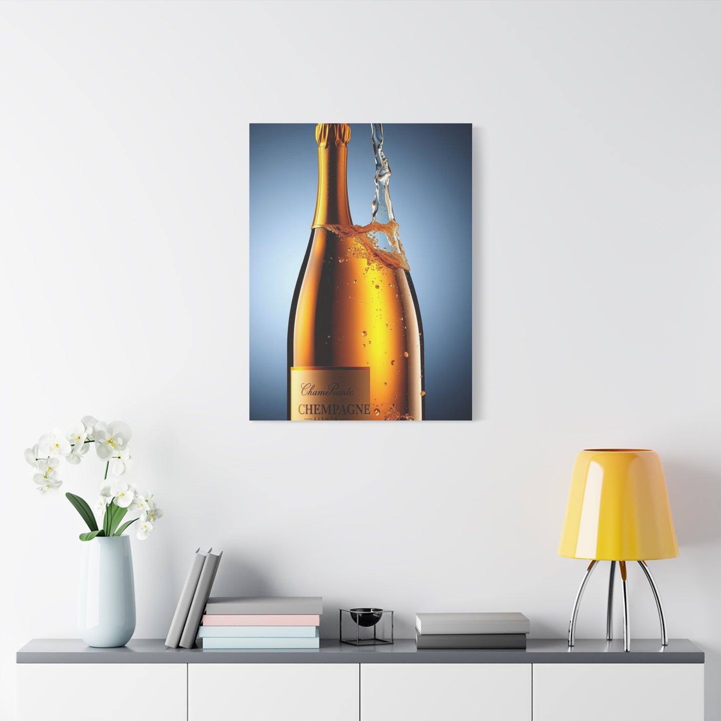Champagne Art Luxury Canvas Wall Art & Canvas Print