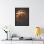 Amber Vortex Spiral Wall Art & Canvas Prints