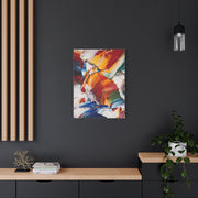 Bold Multicolor Abstract Brushstroke Wall Art & Canvas Print