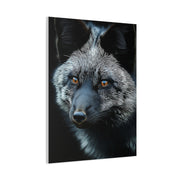 Silver Fox Velvet Portrait Wall Art & Canvas Print