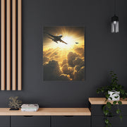 Golden Breakthrough Aerial Mission Wall Art & Canvas Prints