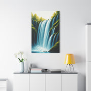 Lush Forest Waterfall Wall Art & Canvas Prints