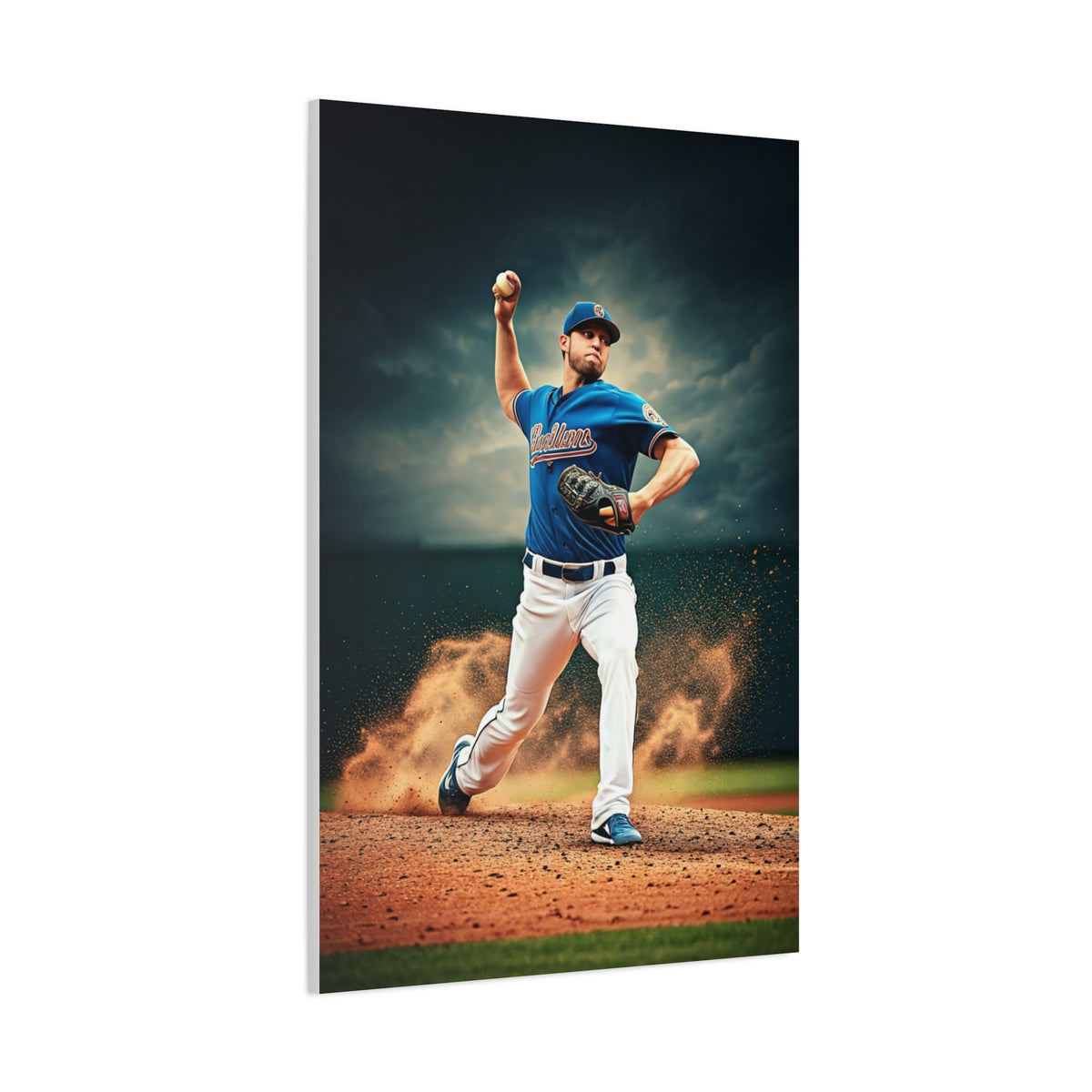 Pitcher Power Throw Action Wall Art & Canvas Prints