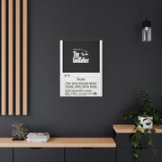 The Godfather Movie Poster Wall Art & Canvas Print