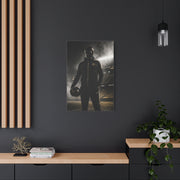 Athlete Stadium Editorial Portrait Wall Art & Canvas Print