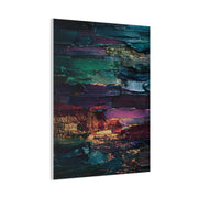 Jewel Tone Textured Abstract Gallery Painting Wall Art & Canvas Print