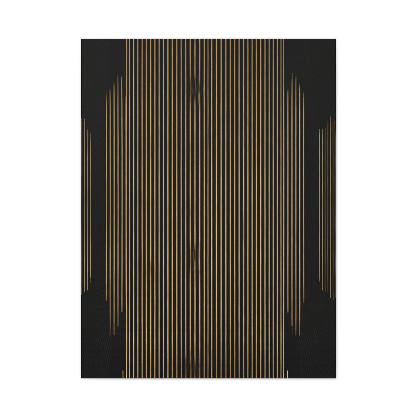 Midnight Gold Column Abstract Wall Art & Canvas Prints