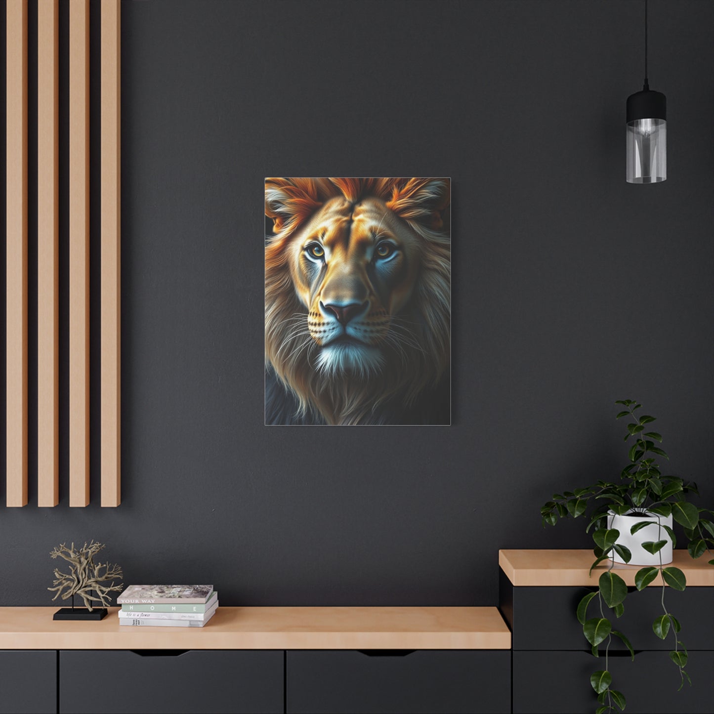 Crowned Monarch Canvas Wall Art & Canvas Print