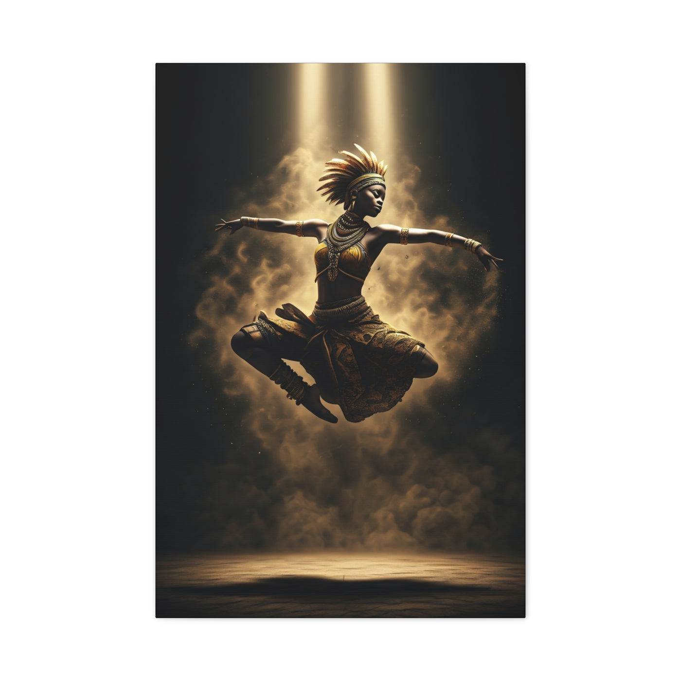 Spirit Dancer in Golden Mist Wall Art & Canvas Prints