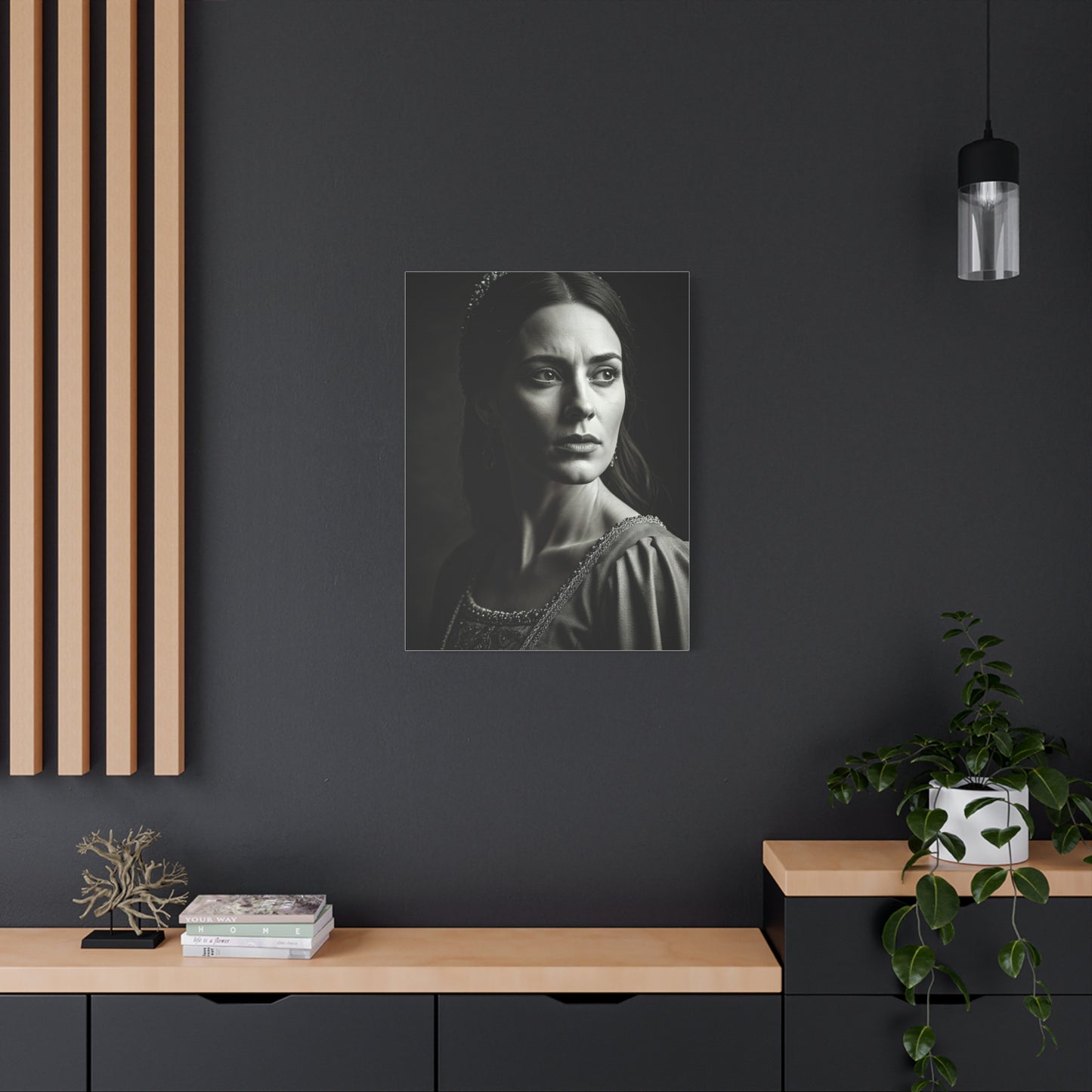 Quiet Grace Black & White Portrait Wall Art & Canvas Prints