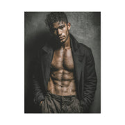 Muscular Male Editorial Portrait Wall Art & Canvas Print