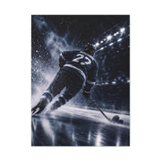 Hockey Speed Burst Sports Wall Art & Canvas Print