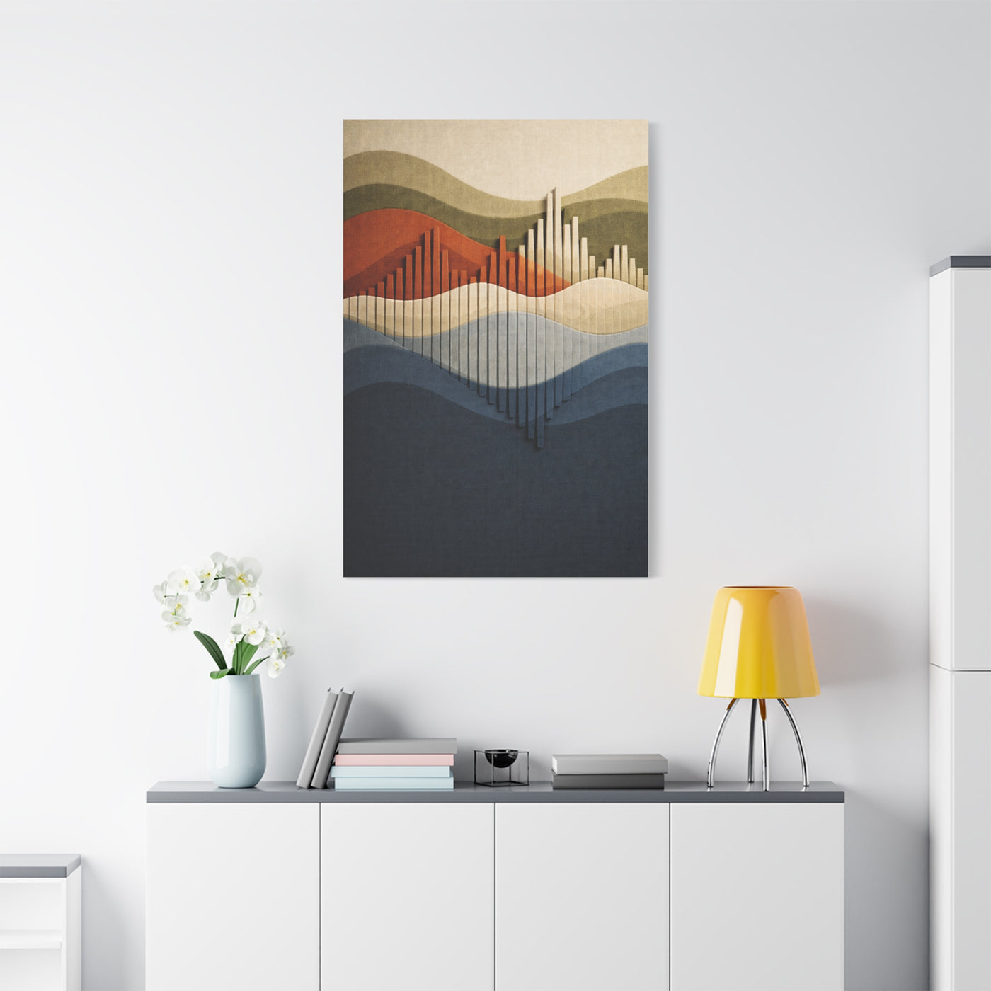 Futuristic Soundform Resonance Wall Art & Canvas Print