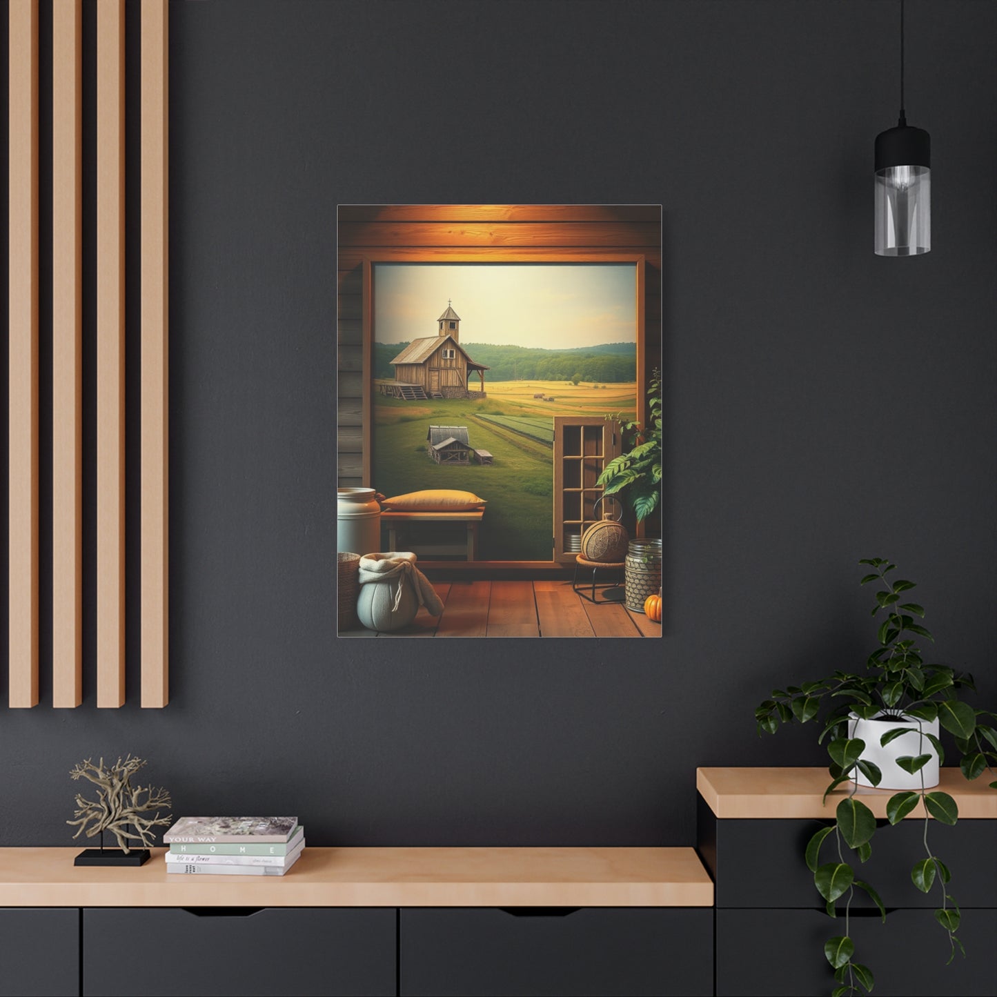 Rural Reverie Premium Print Wall Art & Canvas Print