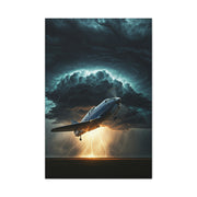 Stormbreaker Aircraft Through Lightning Skies Wall Art & Canvas Prints