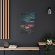 Jewel Tone Textured Abstract Gallery Painting Wall Art & Canvas Print
