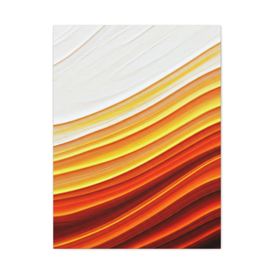 Golden Ember Flow Abstract Wall Art & Canvas Prints